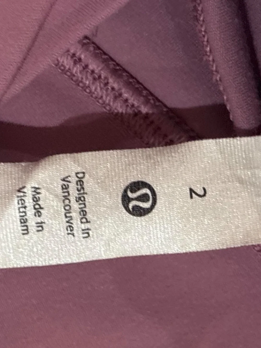lululemon Plum/Mauve High-Waist Leggings